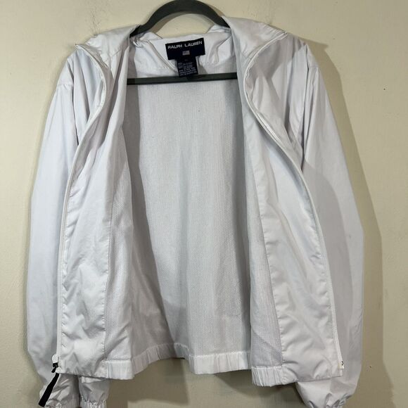 Ralph Lauren Polo Sport 90s Windbreaker Mesh Lined Spellout Medium READ - Picture 4 of 9